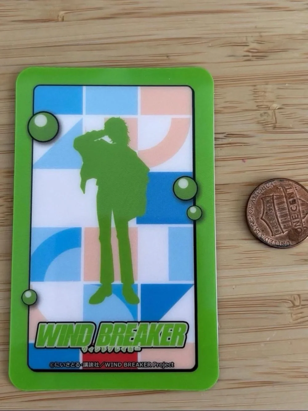 Rare EXCLUSIVE wind breaker thick plastic card